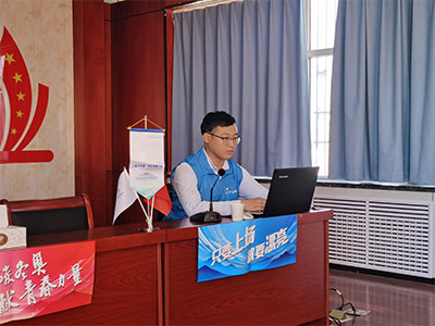 先锋计划的青年们在2022北京冬奥会期间开展线上“冬奥小课堂”直播公开课