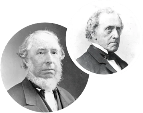 William Procter 和 James Gamble 的合影