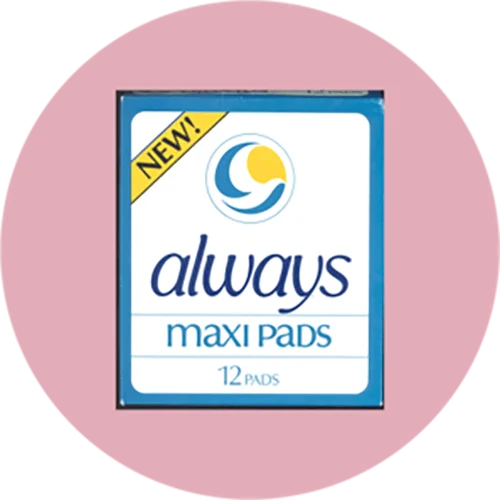 1983 年护舒宝卫生巾包装